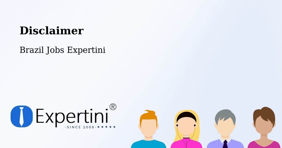 Disclaimer – Iperó - Brazil Jobs Expertini